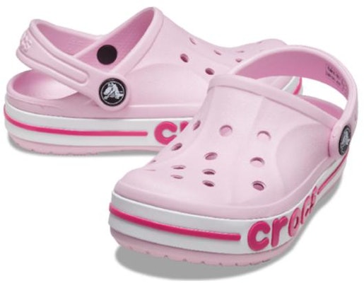 (Youth) Crocs Bayaband Clog 'Pink White' 207019-6TG Shop (Youth) Crocs Bayaband Clog 'Pink White' 207019-6TG