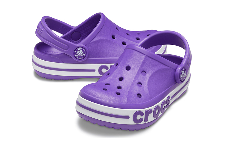 Shop (Youth) Crocs Bayaband Clogs 'Purple' 205100-518