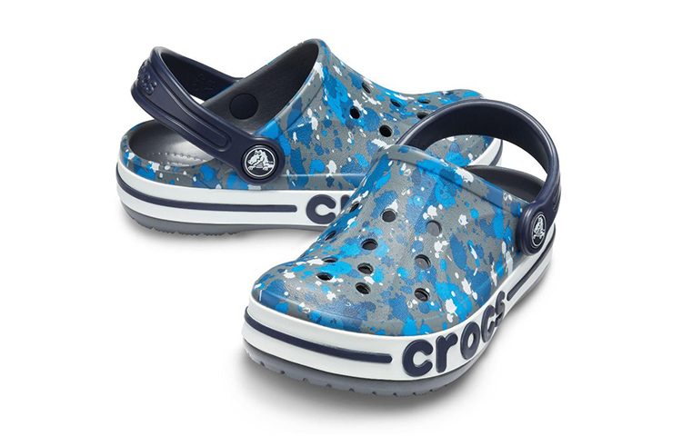 (Youth) Crocs Bayaband Printed Clogs 'Blue Grey' 圖 4