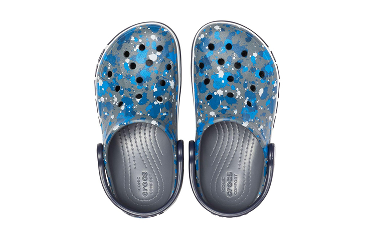(Youth) Crocs Bayaband Printed Clogs 'Blue Grey' 圖 5