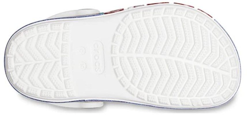(Youth) Crocs Bayaband Rainbow Glitter Clogs 'White Red' 209731-100 Purchase (Youth) Crocs Bayaband Rainbow Glitter Clogs 'White Red' 209731-100