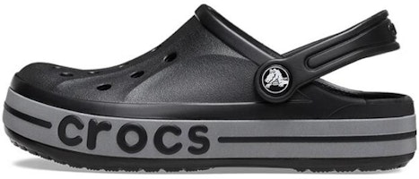 (Youth) Crocs Bayaband Reflective Band Clogs 'Black Grey' 209213-001 (Youth) Crocs Bayaband Reflective Band Clogs 'Black Grey' 209213-001