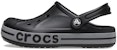 (JR) Crocs Bayaband Selipar Jalur Reflektif 'Hitam Kelabu' 209213-001
