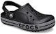 (JR) Crocs Bayaband Selipar Jalur Reflektif 'Hitam Kelabu' 209213-001