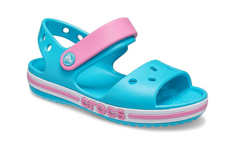 Lookbook (Youth) Crocs Bayaband Sandals 'Digital Aqua Pink' 205400-4SL