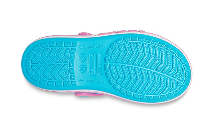Sizing (Youth) Crocs Bayaband Sandals 'Digital Aqua Pink' 205400-4SL