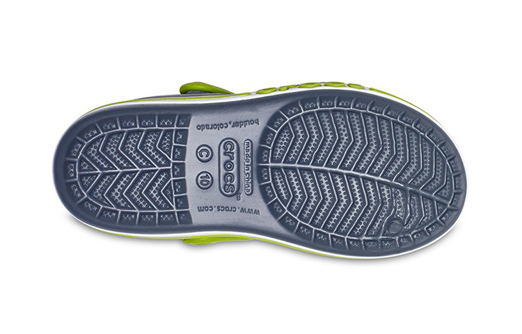 Sizing (Youth) Crocs Bayaband Sandals 'Grey Green' 205400-025