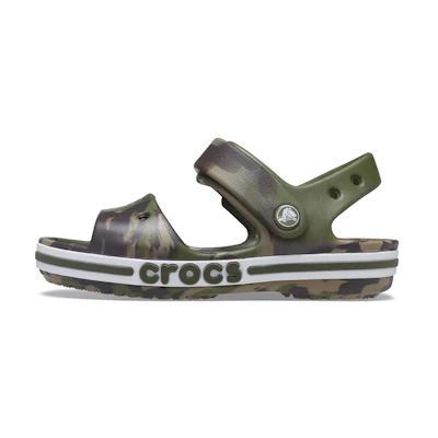 (Youth) Crocs Bayaband Sandals 'Marble Green Brown'