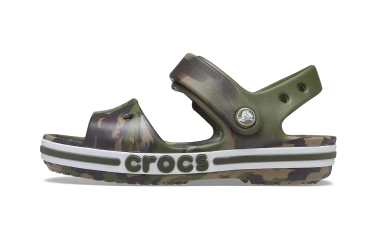 (Youth) Crocs Bayaband Sandals 'Marble Green Brown' 206816-3TC