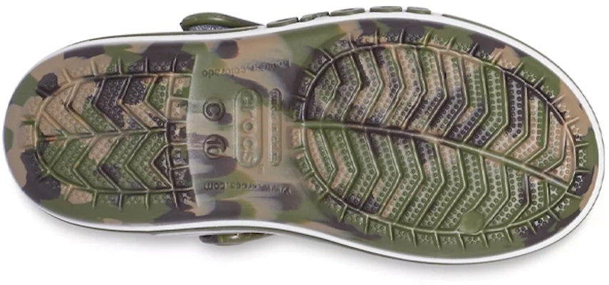 (JR) Crocs Bayaband Sandals 'Marble Green Brown' Hijau Coklat Marble 206816-3TC Sizing (JR) Crocs Bayaband Sandals 'Marble Green Brown' Hijau Coklat Marble 206816-3TC