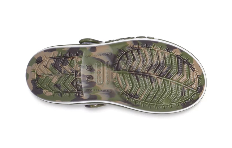 Sizing (Youth) Crocs Bayaband Sandals 'Marble Green Brown' 206816-3TC