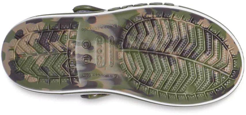 (Youth) Crocs Bayaband Sandals 'Marble Green Brown' 206816-3TC Sizing (Youth) Crocs Bayaband Sandals 'Marble Green Brown' 206816-3TC