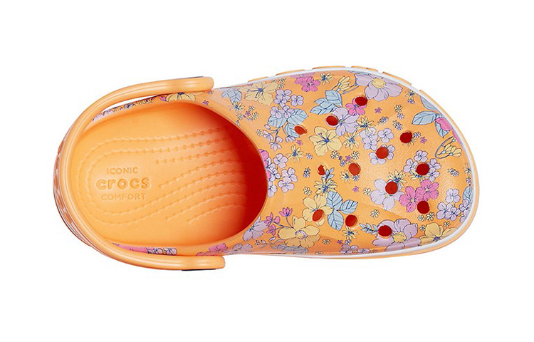 Purchase (Youth) Crocs Bayaband Seasonal Printed Clogs 'Orange White' 206178-801