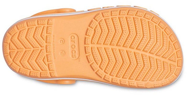 (JR) Crocs Bayaband Clogs Musiman Motif 'Oranye Putih' 206178-801 Sizing (JR) Crocs Bayaband Clogs Musiman Motif 'Oranye Putih' 206178-801