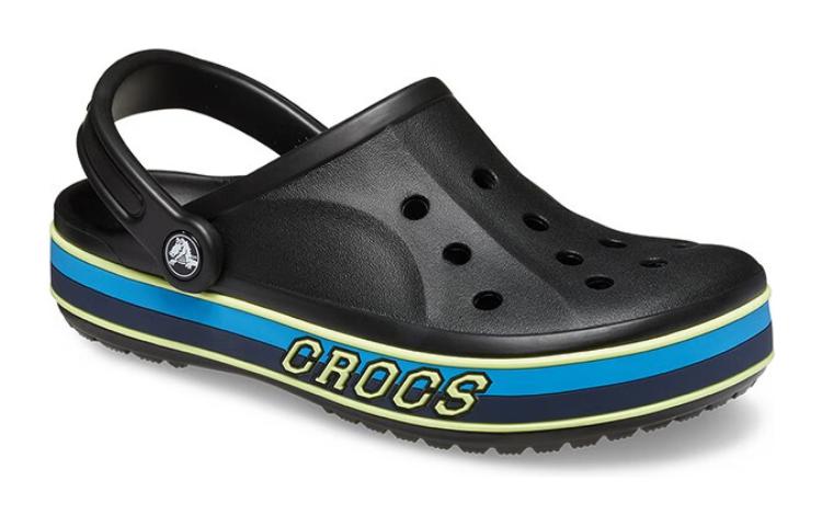 Shop (Youth) Crocs Bayaband Sport Band Clogs 'Black Blue' 208321-0C4