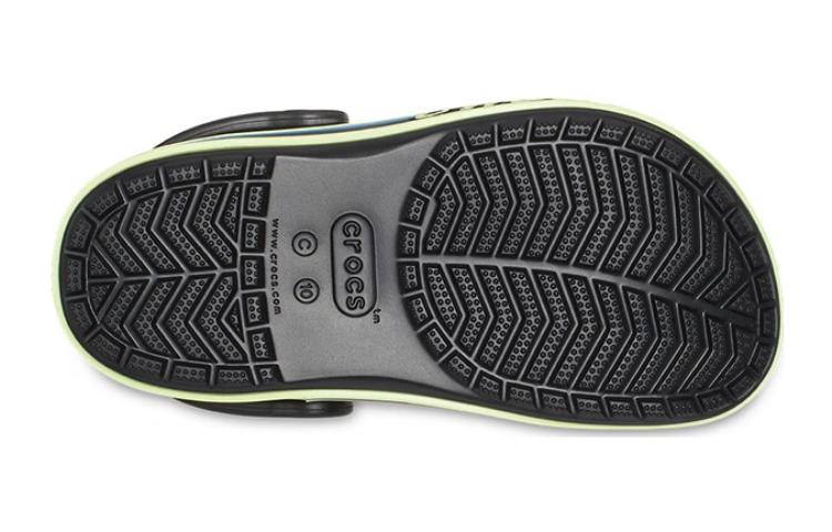 Details for (Youth) Crocs Bayaband Sport Band Clogs 'Black Blue' 208321-0C4