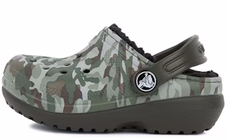 (Youth) Crocs Camouflage Printed Round Toe Clogs 'Green Brown' 204817-3R3 (Youth) Crocs Camouflage Printed Round Toe Clogs 'Green Brown' 204817-3R3