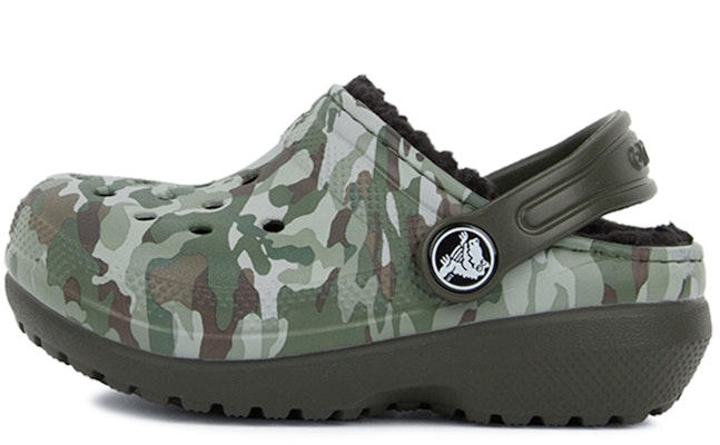 (Youth) Crocs Camouflage Printed Round Toe Clogs 'Green Brown' 204817-3R3 Buy (Youth) Crocs Camouflage Printed Round Toe Clogs 'Green Brown' 204817-3R3