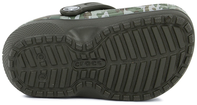 (Youth) Crocs Camouflage Printed Round Toe Clogs 'Green Brown' 204817-3R3 Purchase (Youth) Crocs Camouflage Printed Round Toe Clogs 'Green Brown' 204817-3R3
