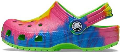 (Youth) Crocs Classic 'Tie-Dye Green Pink' 205451-38T (Youth) Crocs Classic 'Tie-Dye Green Pink' 205451-38T
