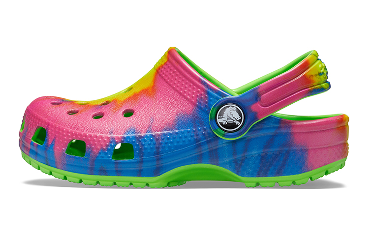 (Youth) Crocs Classic 'Tie-Dye Green Pink' 205451-38T