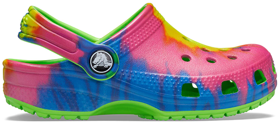 (Youth) Crocs Classic 'Tie-Dye Green Pink' 205451-38T Order (Youth) Crocs Classic 'Tie-Dye Green Pink' 205451-38T