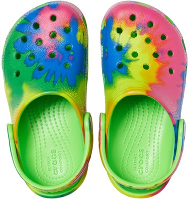 (JR) Crocs Classic 'Tie-Dye Hijau Merah Jambu' 205451-38T Purchase (JR) Crocs Classic 'Tie-Dye Hijau Merah Jambu' 205451-38T