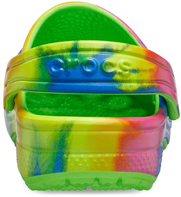 (JR) Crocs Classic 'Tie-Dye Hijau Merah Jambu' 205451-38T Details for (JR) Crocs Classic 'Tie-Dye Hijau Merah Jambu' 205451-38T