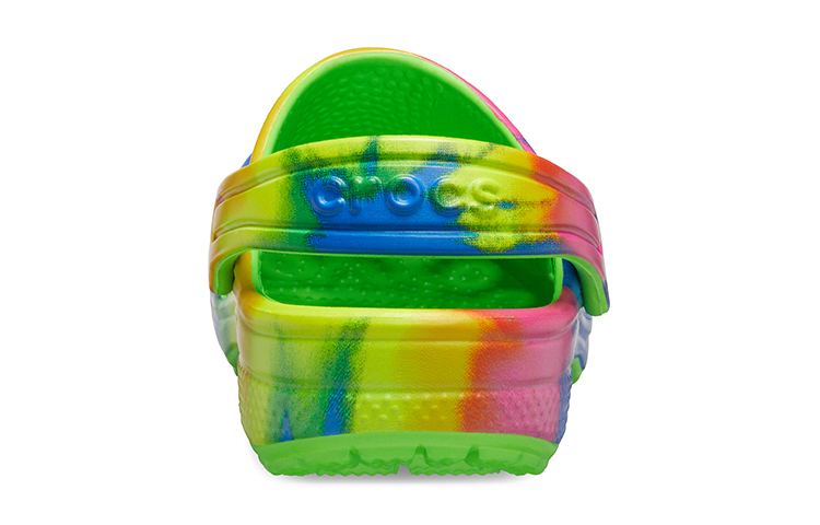 Details for (Youth) Crocs Classic 'Tie-Dye Green Pink' 205451-38T