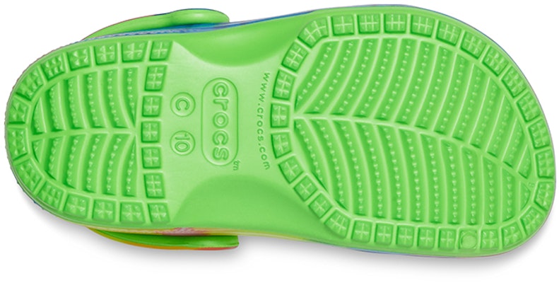 (JR) Crocs Classic 'Tie-Dye Hijau Merah Jambu' 205451-38T Sizing (JR) Crocs Classic 'Tie-Dye Hijau Merah Jambu' 205451-38T