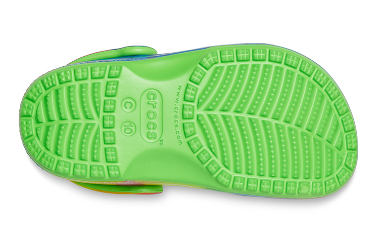 Sizing (Youth) Crocs Classic 'Tie-Dye Green Pink' 205451-38T