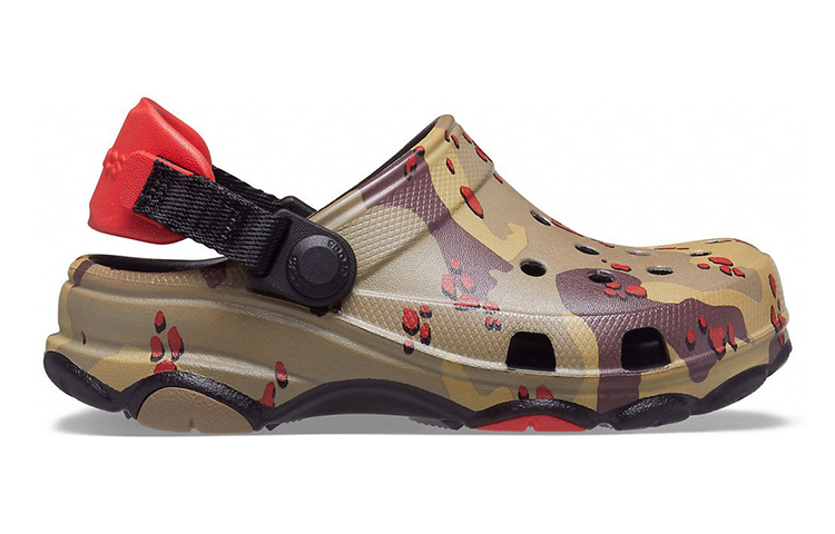 Order (Youth) Crocs Classic All-Terrain Camo Clogs 'Brown Green Black' 207327-960