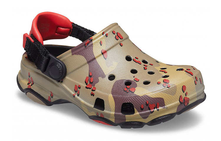 Lookbook (Youth) Crocs Classic All-Terrain Camo Clogs 'Brown Green Black' 207327-960