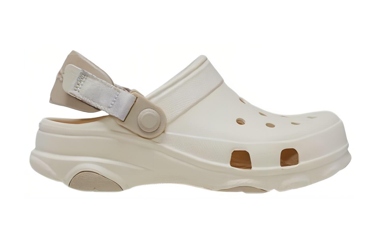 Lookbook 兒童 Crocs 卡駱馳 百搭 耐磨透氣兒童涼鞋 米白色