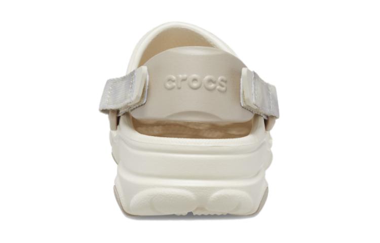 Shop 兒童 Crocs 卡駱馳 百搭 耐磨透氣兒童涼鞋 米白色