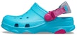 (JR) Crocs Klasik Semua Medan Selipar 'Biru Merah Jambu' 207011-4SL
