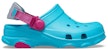 (JR) Crocs Klasik Semua Medan Selipar 'Biru Merah Jambu' 207011-4SL
