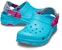 (JR) Crocs Klasik Semua Medan Selipar 'Biru Merah Jambu' 207011-4SL