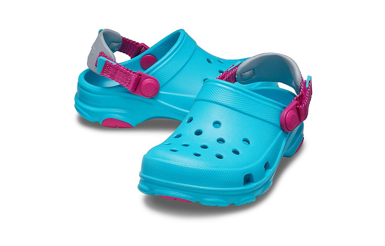 Shop (Youth) Crocs Classic All-Terrain Clogs 'Blue pink' 207011-4SL