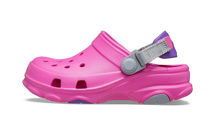 (Youth) Crocs Classic All-Terrain Clogs 'Electric Pink' 207011-6QQ