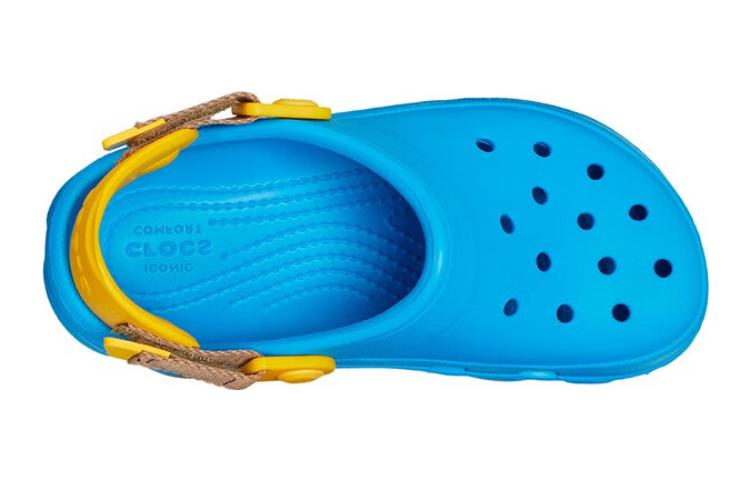 Shop (JR) Crocs Klasik Al Terain 'Biru Kuning' 207458-456