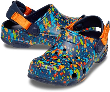 (JR) Crocs Classic All Terrain Terrazzo Clogs 'Biru Jingga Pelbagai' 207610-4HQ Shop (JR) Crocs Classic All Terrain Terrazzo Clogs 'Biru Jingga Pelbagai' 207610-4HQ