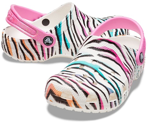 (JR) Crocs Corak Haiwan Klasik 'Putih Pelbagai' 207600-94S Shop (JR) Crocs Corak Haiwan Klasik 'Putih Pelbagai' 207600-94S