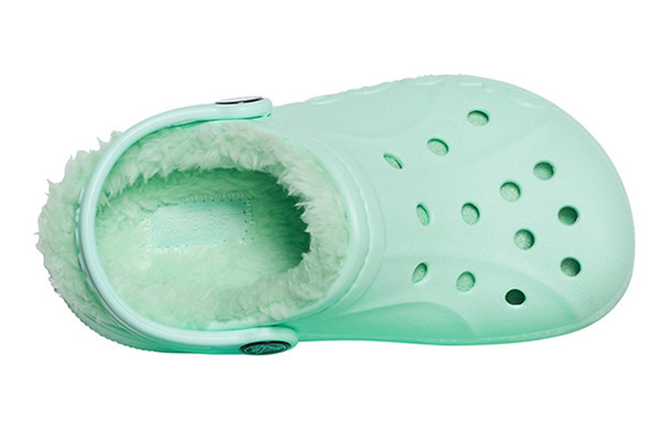 Lookbook (Youth) Crocs Classic Baya Lined Clogs 'Mint' 205977-3TI