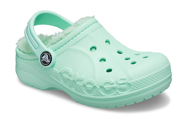 Shop (Youth) Crocs Classic Baya Lined Clogs 'Mint' 205977-3TI
