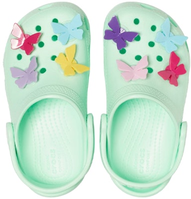 (Youth) Crocs Classic Butterfly Charm Clogs 'Mint' 206179-3TI Purchase (Youth) Crocs Classic Butterfly Charm Clogs 'Mint' 206179-3TI