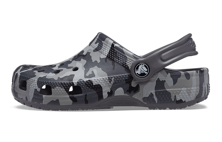 Buy (Youth) Crocs Classic Camo Clogs 'Black Grey' 207594-097