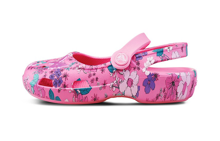 (Youth) Crocs Classic Charm Mary Jane Sandals 'Pink Purple' 206364-669