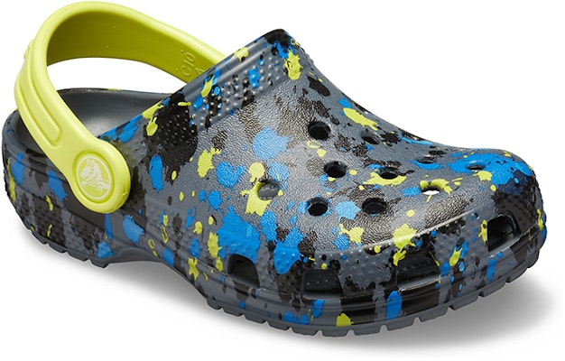 (Youth) Crocs Classic Classic Printed Clogs 'Charcoal Citrus Croslite' 205813-00T Lookbook (Youth) Crocs Classic Classic Printed Clogs 'Charcoal Citrus Croslite' 205813-00T