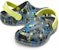 (JR) Crocs Classic Corak 'Charcoal Citrus Croslite' Selipar. 205813-00T